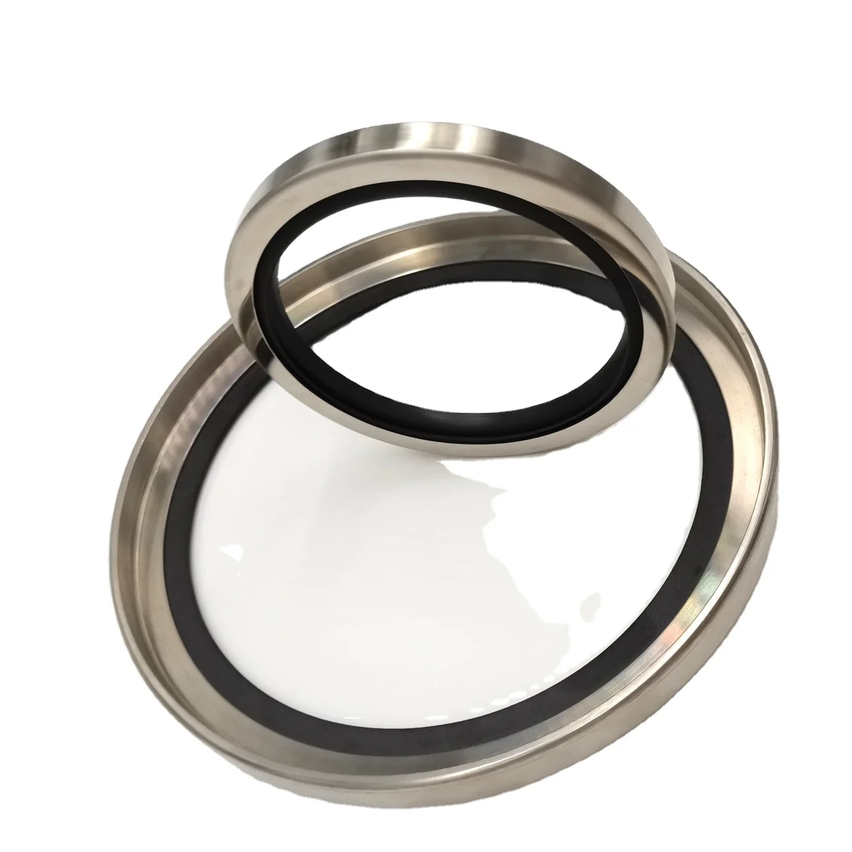 Air Compressor Oil Seals Material Stainless Steel Metal Casing + PTFE Dust Proof Sealing Parts Shaft Seal