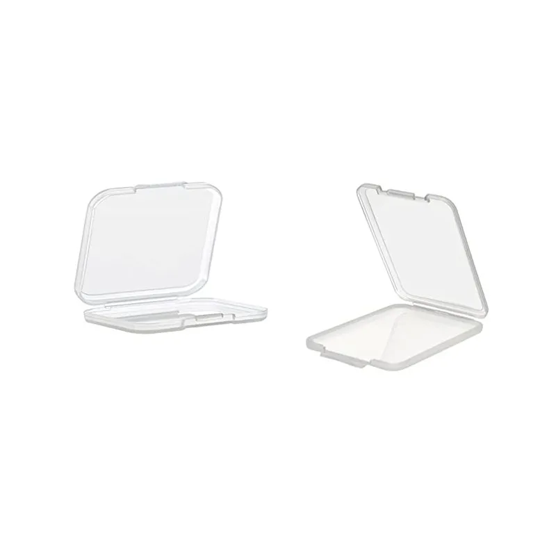 Transparent Box Cosmetic Travel PP Packing Shatter Container Small Mini Plastic Storage PP Box Case