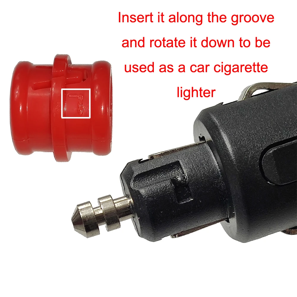 JKM DIY 12V-24V автомобильный прикуриватель розетка адаптер питания с переключателем 8A предохранитель