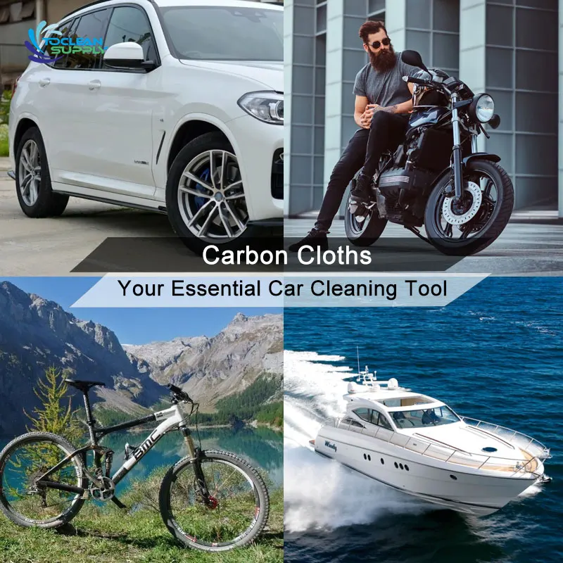 Super absorbent car drying towel roll for car towels Free-scratch  pull off drying towel cars carbon fiber