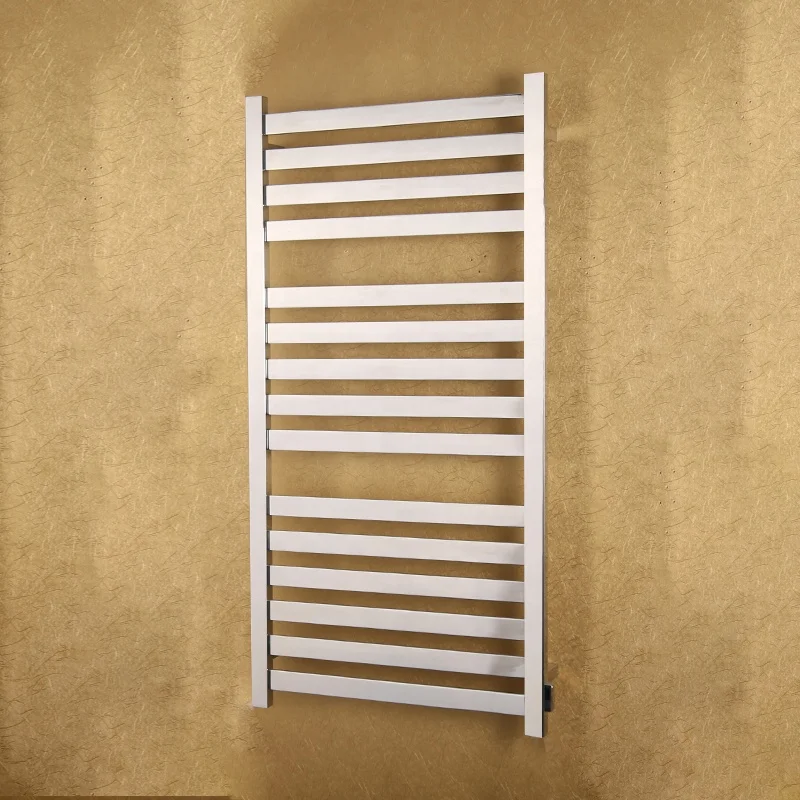 
HUAHANG supply baby drying rack wall mount towel rail with shelf chrome electric towel rail with CE SAA certificate 