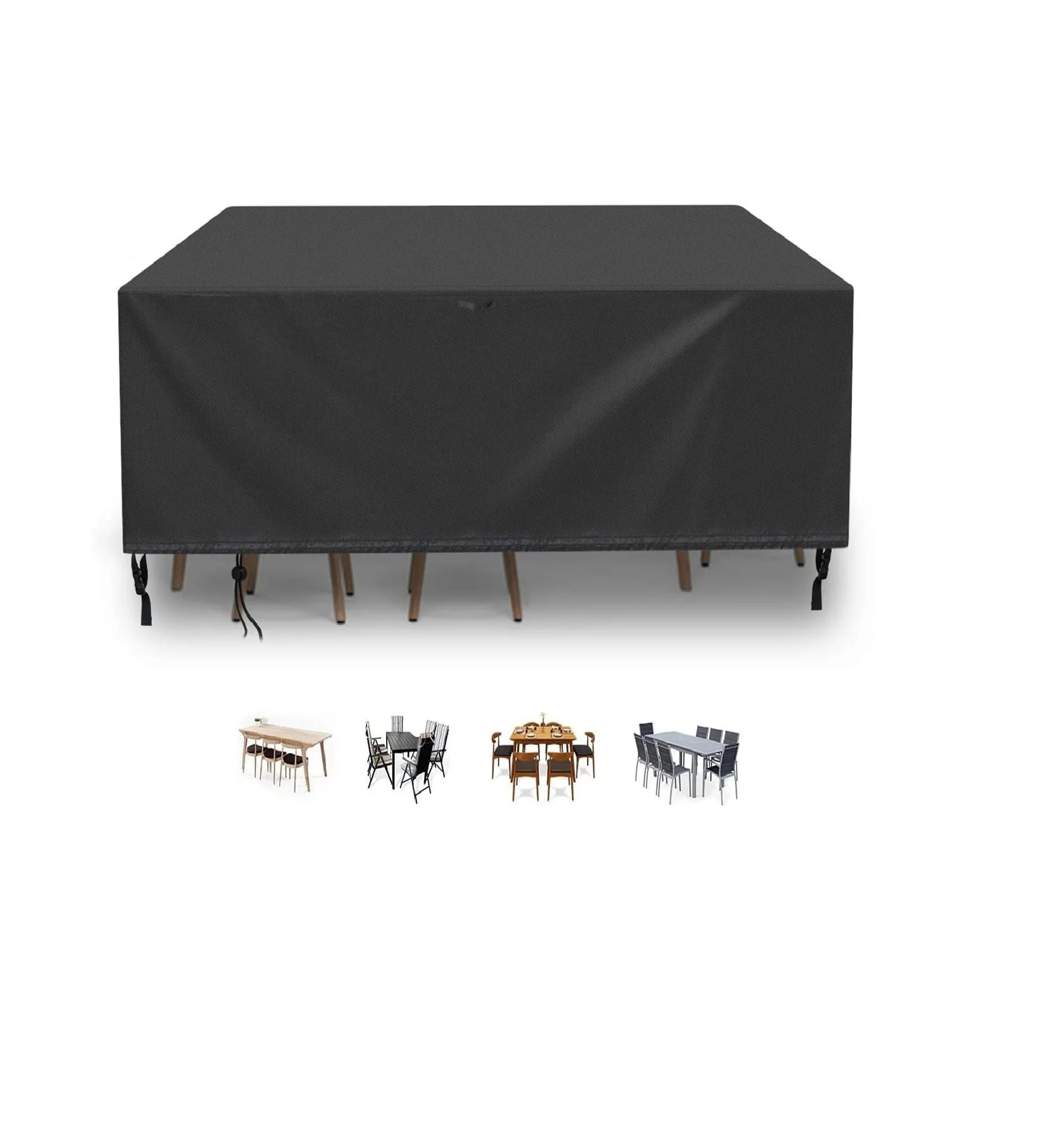 Outdoor Waterproof Fabric Garden Furniture Cover 420D Oxford Fabric Patio Outdoor Furniture Cover