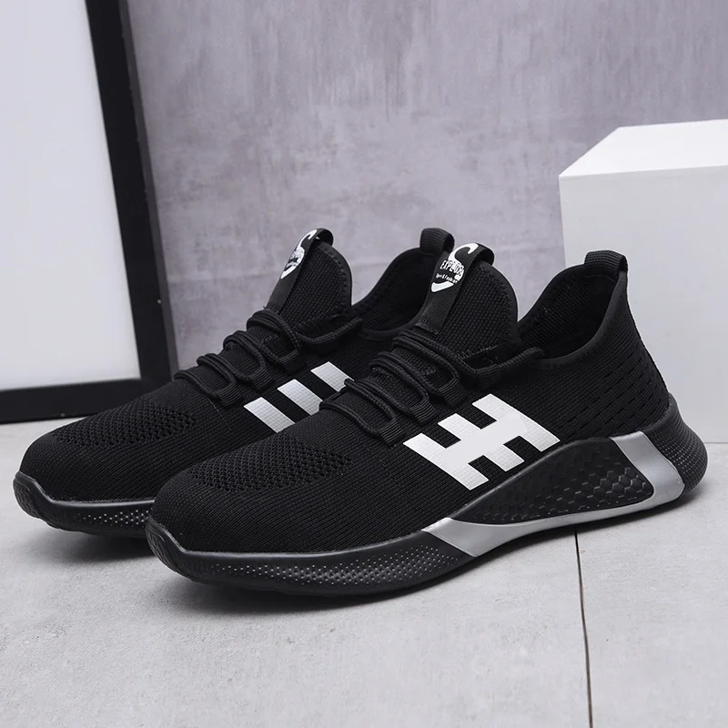 Best quality fashion dropshipping Cotton Fabric Rubber Outsole safety new shoes moulds Unisex Breathable Safety Shoes sneakers