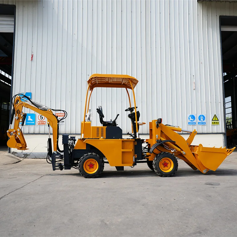 Construction equipment backhoe loader excavator articulated backhoe loader diesel wheel backhoe excavator loader
