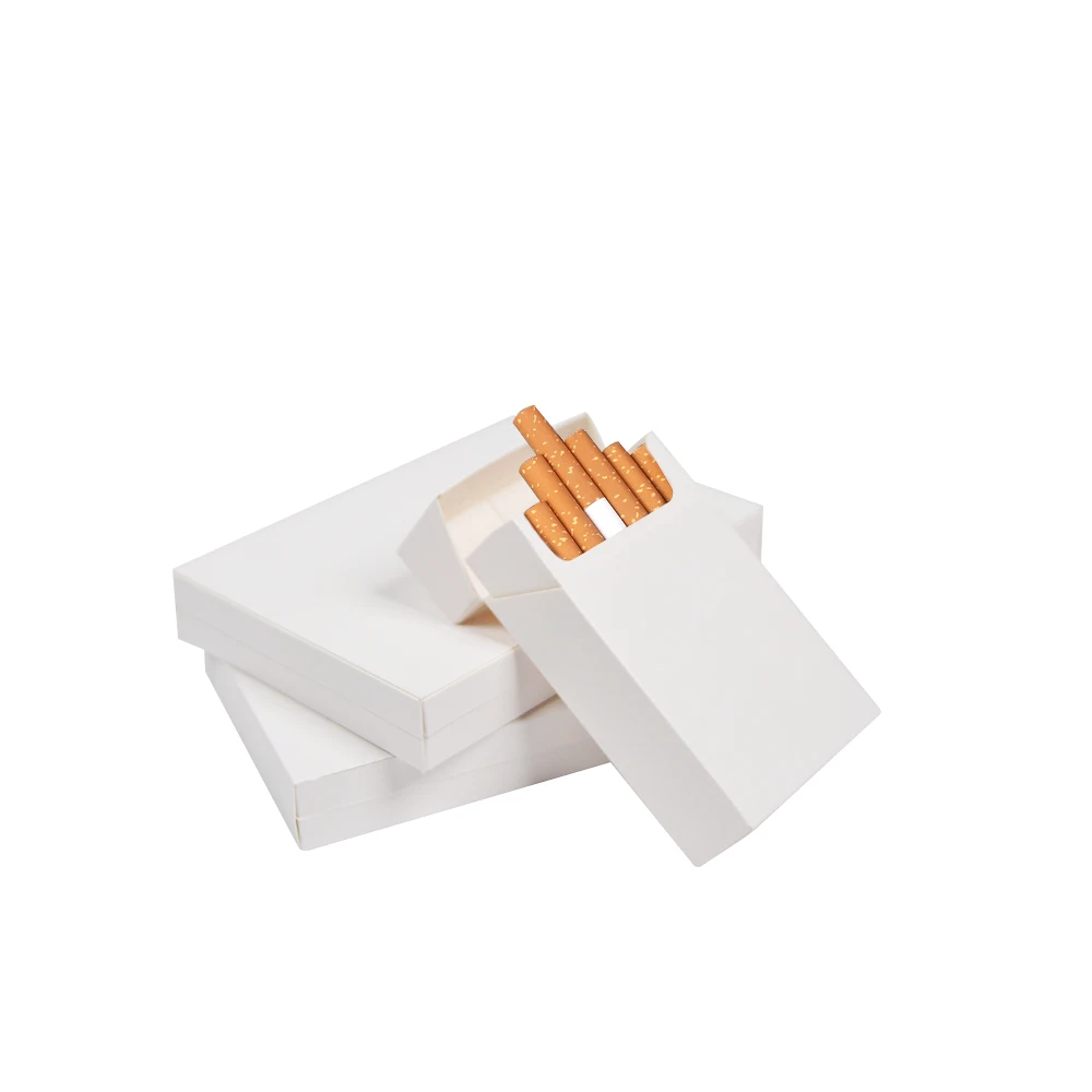Custom blank cigarette boxes Flat Pack Cigarette Supplier Paper Box Packaging Cigarette Box