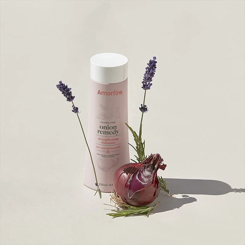 Private Label Onion Remedy Strengthening Shampoo - Sulfate-Free Haircare Product For Men And Women