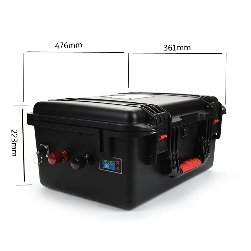 Портативный водонепроницаемый 12V 24V 100ah 200ah 300ah 400ah 500ah литий-ионный полимерный аккумулятор Встроенный BMS легкий и маленький объем