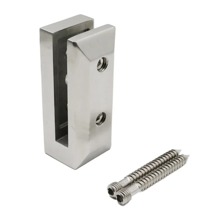 EKOO Modern side wall mount mini stainless steel handrail balustrade smart glass fence spigot