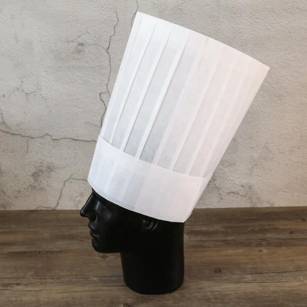 Restaurant supplies disposable non woven chef hat high quality cook cap