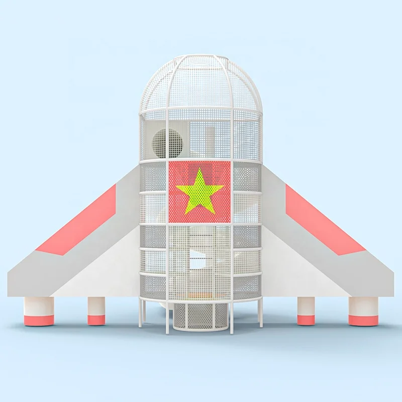 Оборудование для детской маленькой игровой площадки NetsTribe, горка на открытом воздухе, самолёт с тематикой, детская игровая площадка, оборудование на заказ