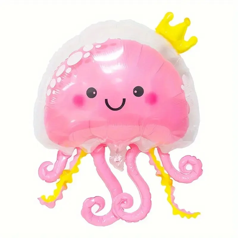 Pink Blue Cute Jellyfish Octopus Double Bubble Bobo Balloon Float Air Ball Decorative Balloon Wholesale