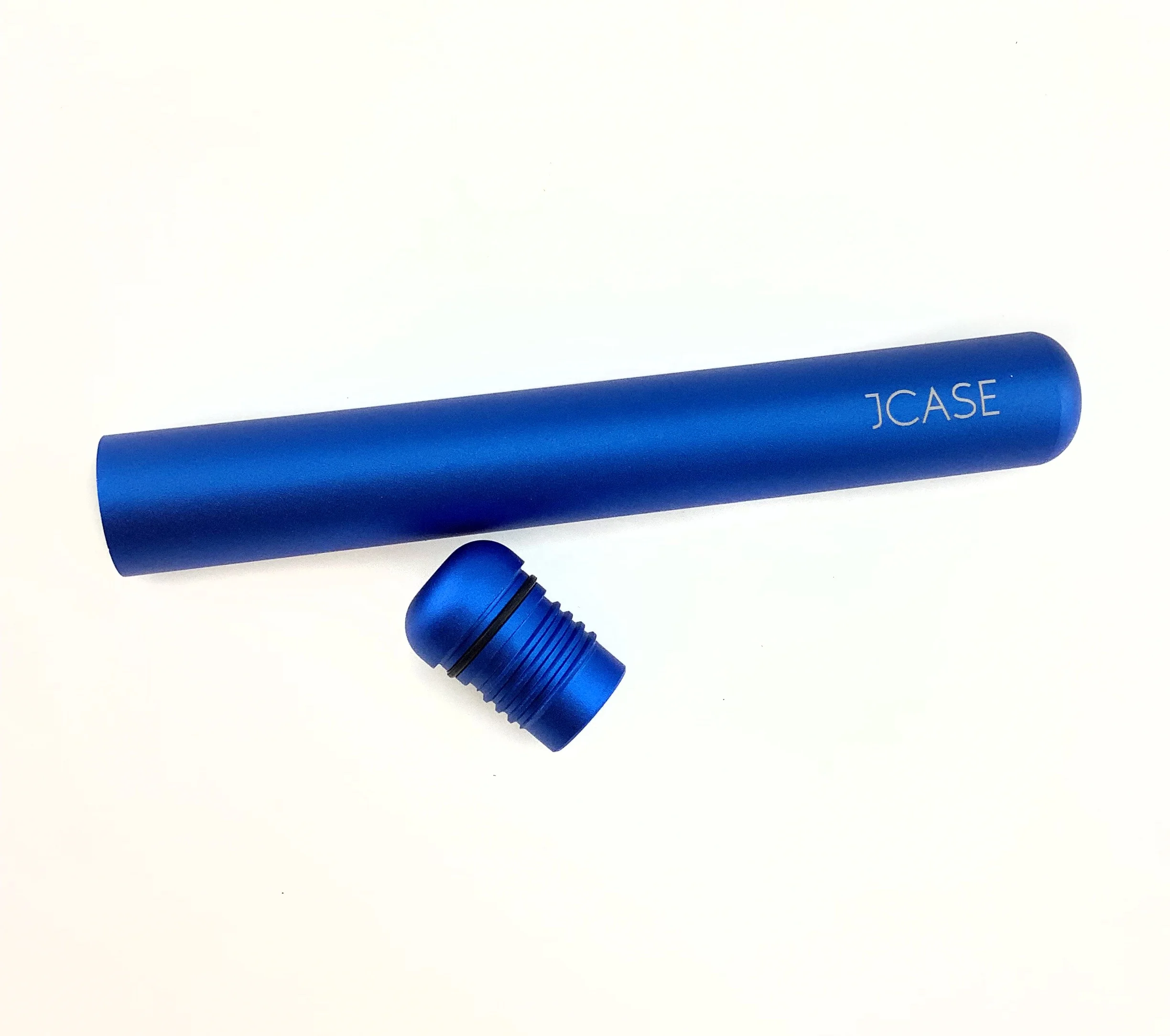 Premium Cigarette Black Aluminum Metal Water Proof Support Custom Logo Aluminum Metal Tube