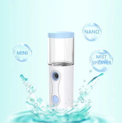 Private Label Newest Mini Portable Pocket Facial Mist Steamer Electric Handy Nano Face Mist Sprayer