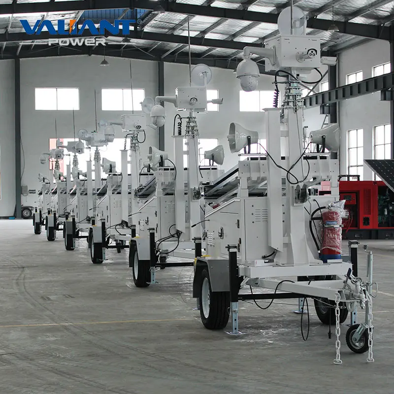 Solar Surveillance Trailer Ideal for Mining Camps