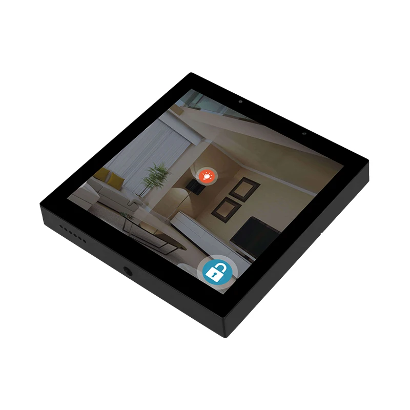 Flush Mount Intelligent Automation PoE Debian 11 Touch Screen Control Panel With RS485