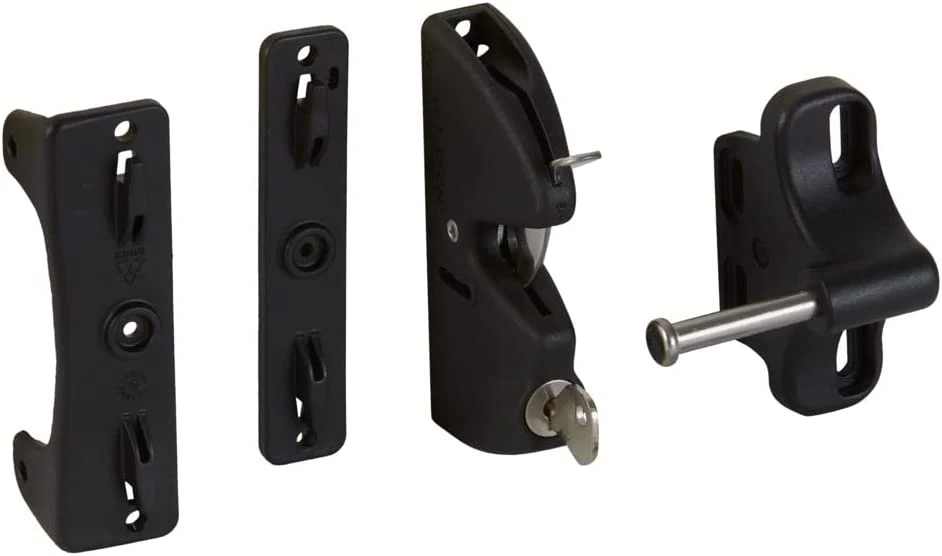 Nylon Automatic Keyed Gate Lock Latch  Lockable Gravity Gate Latch