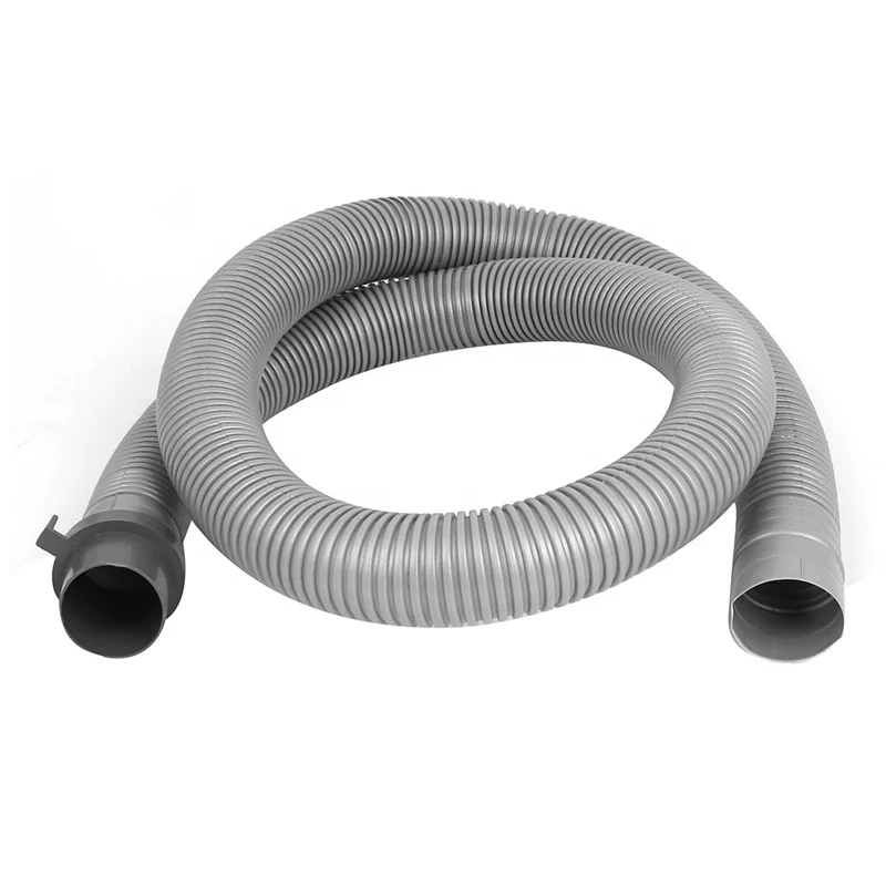 High Resistance Flexible Plastic Black White Corrugated Flexible Drain Pipe 3 Inch PVC Suction Water Hose For Washing Machine