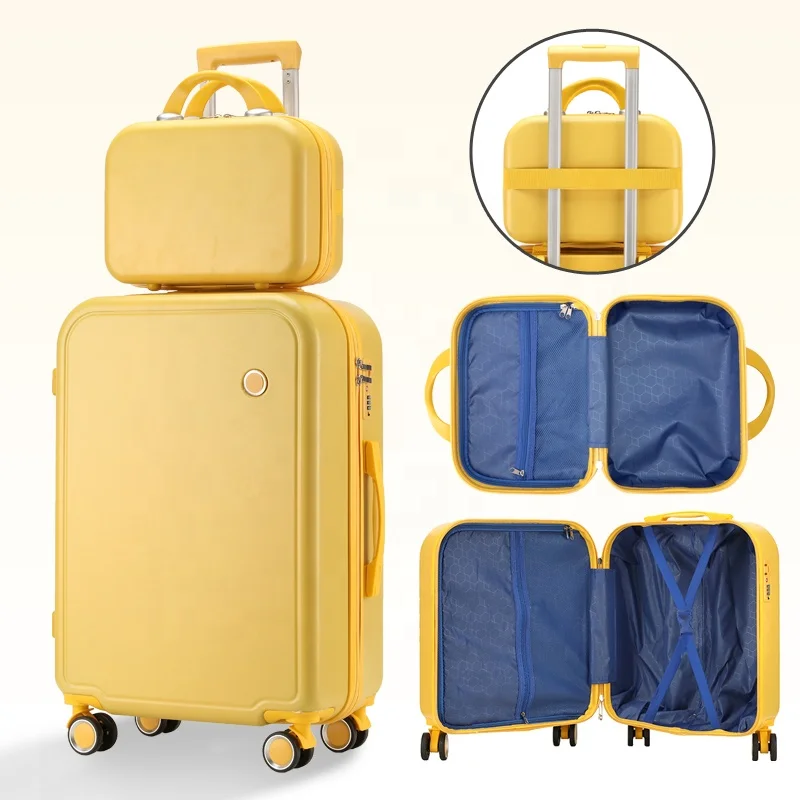 2021 Wholesale new hardside luggage sets valise de voyage 3 pcs suit case bags trolley travel ABS suitcase