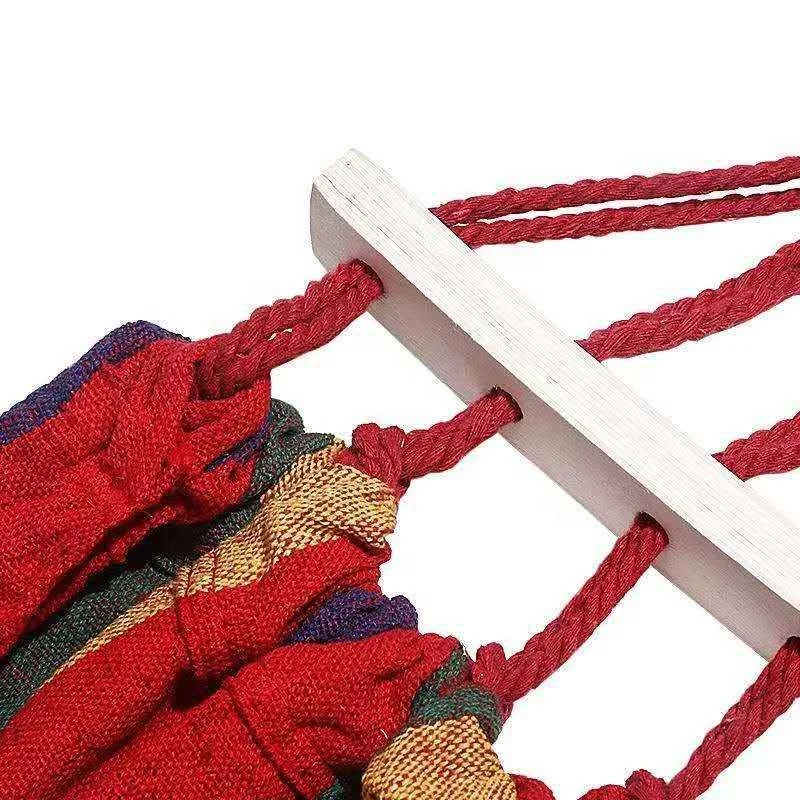 Canvas Hammock Bed Folding Double Hanging Nylon Wholesale Swing Portable Outdoor Camping Hammock