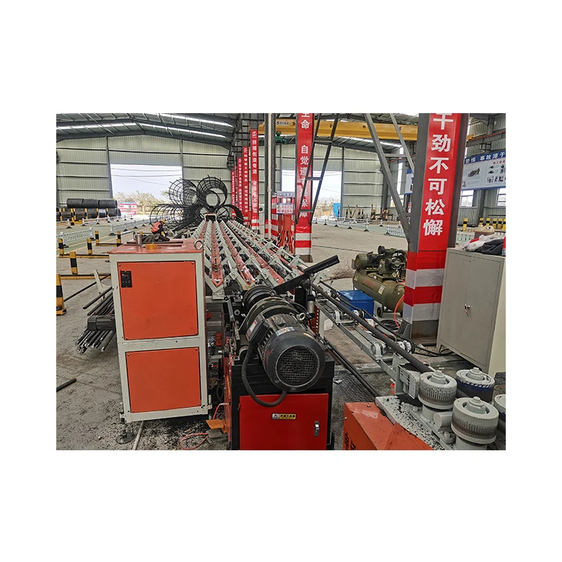 Cnc Automatic Rebar Sawing  Threading  and polishing Production Line