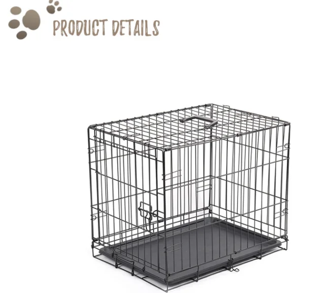 Bangke 24 30 36 42 48 Inches Wholesale Folding Portable Indestructible Metal Heavy Duty Dog Crate