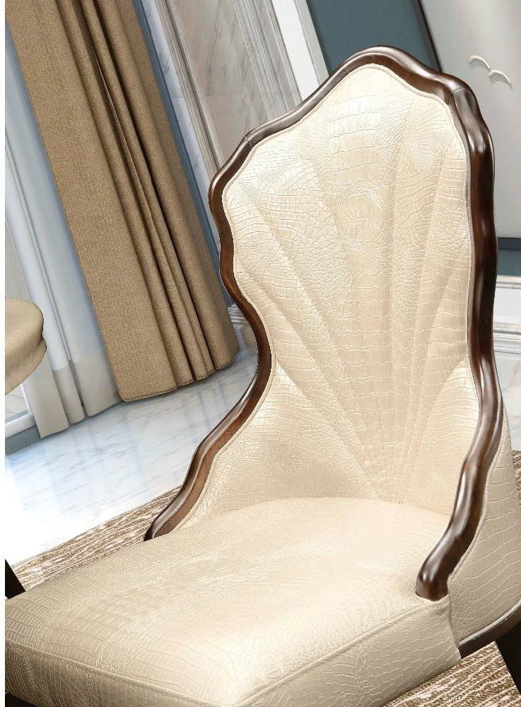 Лидер продаж, кресло из массива дерева и кожи, новый продукт C8050