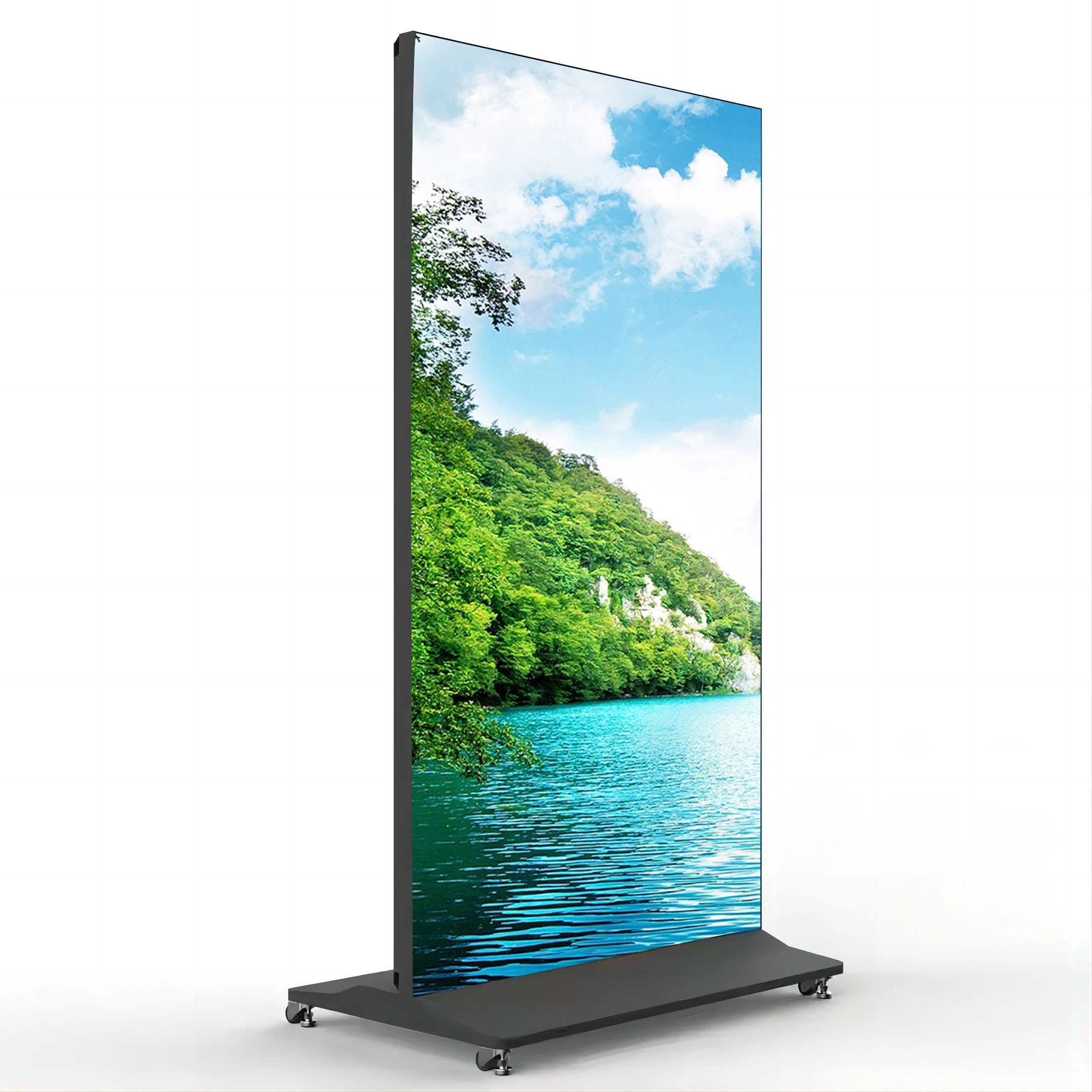 75 86 дюймов крытый Android Lcd монитор терминал сетевой запрос рекламный центр рекламная машина Hd Led Digital Signage