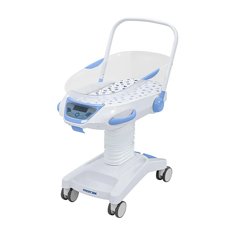 New style ABS Plastic Newborn Hospital Baby Crib Cot  Luxurious Medical Infant Sleep Bed With Weight Scale