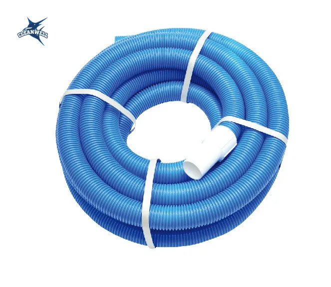 factory blow molded Pool Vaccum Hose Pipe with Standard Cuff, 15m length  1.5 inch cleaning vacuum  suction garden hose