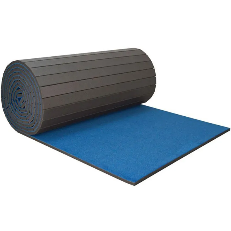 100% factory easy flex rolled up roll out pvc tatami trade assurance xpe mat for wrestling