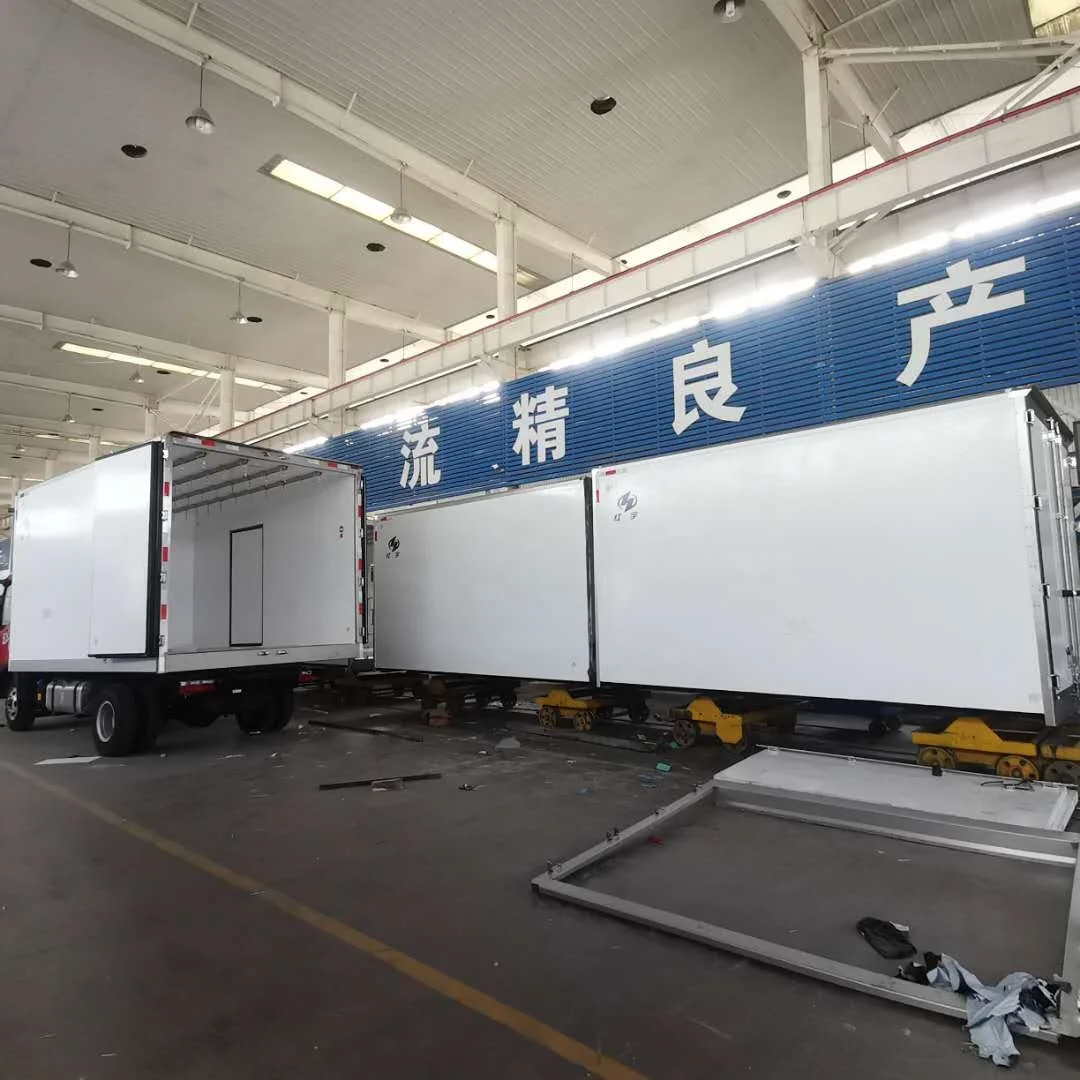 14feet 18feet to 40 feet SKD truck box body panels/insulated truck body/meat trasnport refrigerated truck body