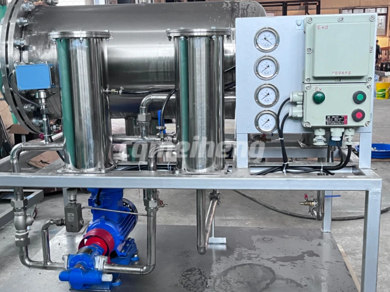 Turbine oil coalescence separation oil purifier with turbine oil filtration