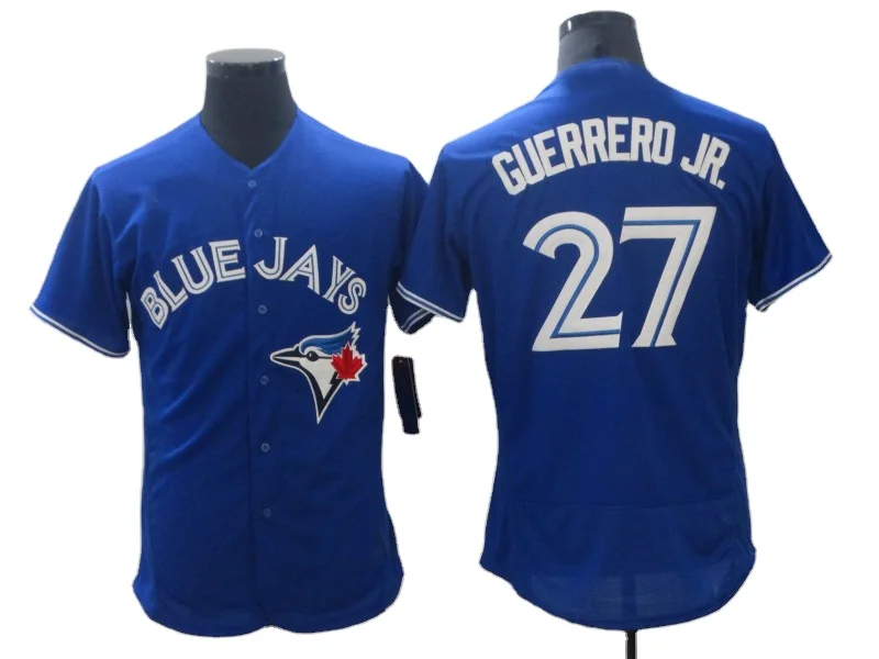 Blue-Jays  Canada Toronto  blue bird   #27 GUERRERO JR.  Baseball   jersey