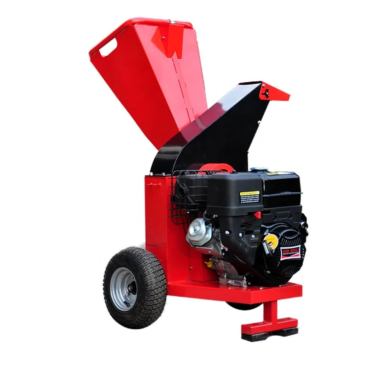 Good Price High Quality 15.0HP Gasoline Power Wood Chipper Machine Electric Starter Industrial Wood Chipper Shredder