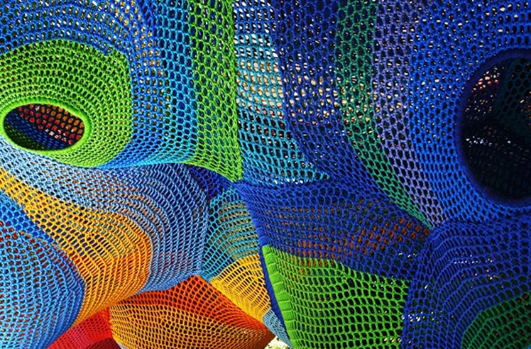 Commercial Used Kids Crochet Playground for Indoor Playground