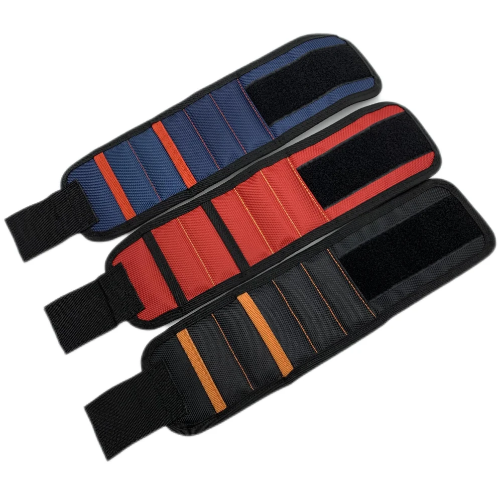 Wholesale cheap price magnetic wristband strap for holding tools nuts screws