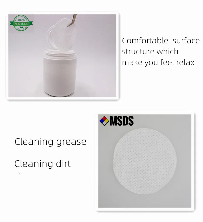 100% Cotton Eye Make-up Remover Cleanser Protein Remover Pads Eyelash Cotton Cleansing Pads