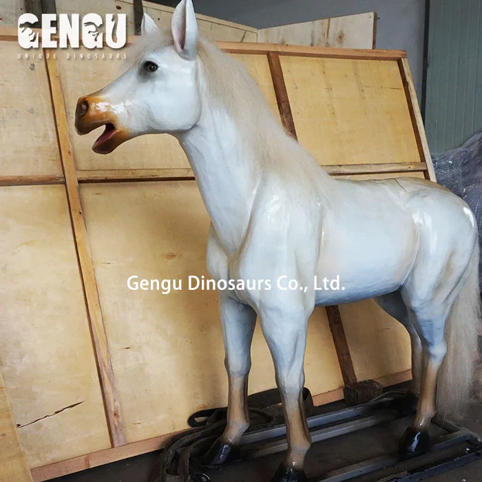 Theme park decoration high simulation life size horse for sale