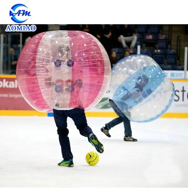 Hot sale red and blue 1.5 m PVC/TPU inflatable ball suit Hamster Ball  human bumper bubble ball