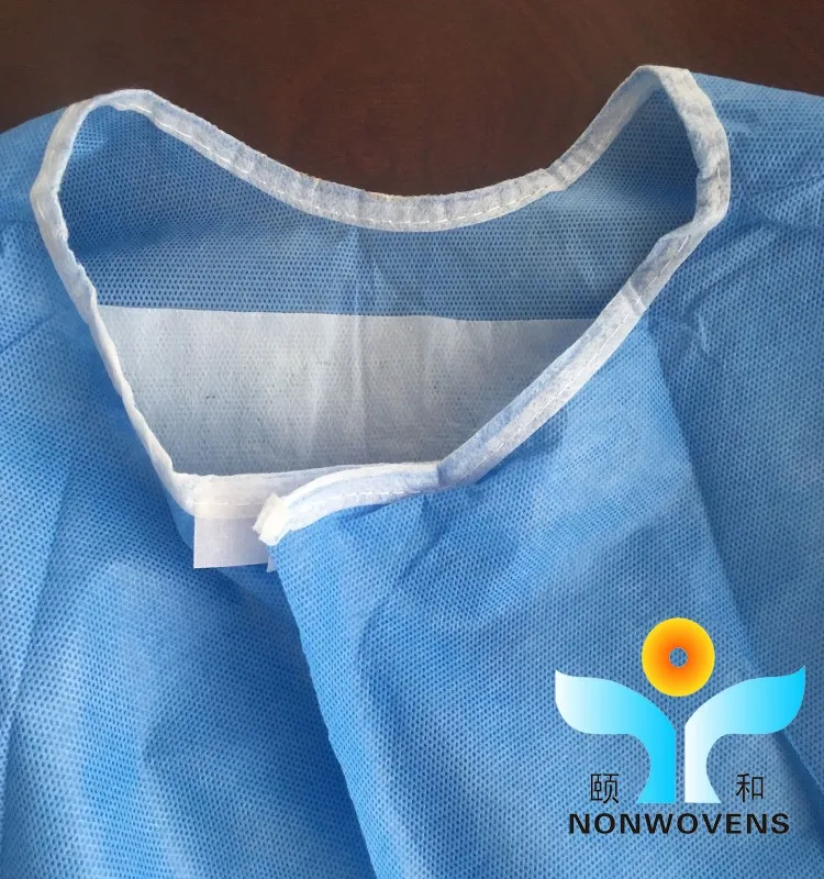 SMS/SMMS/SSMMS Nonwoven Fabric for Sterilized Medical Reinforced Surgical Gown with 3Anti Treatment