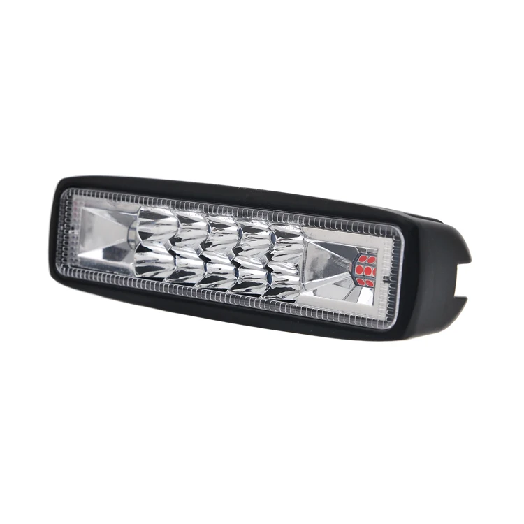 Factory direct dual color flash 18w 24v 12v Offroad Led Lights for car