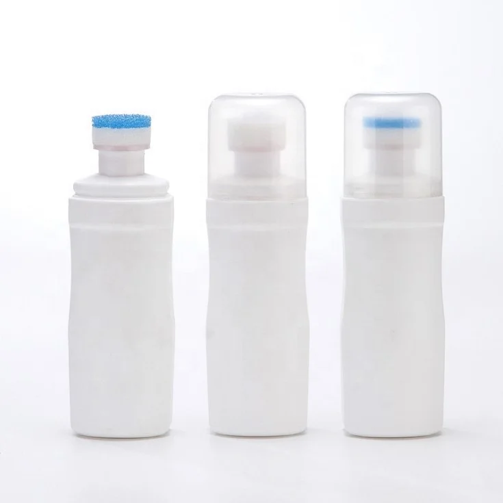 Professional customizable white shoe sneaker cleaner spray with sponge