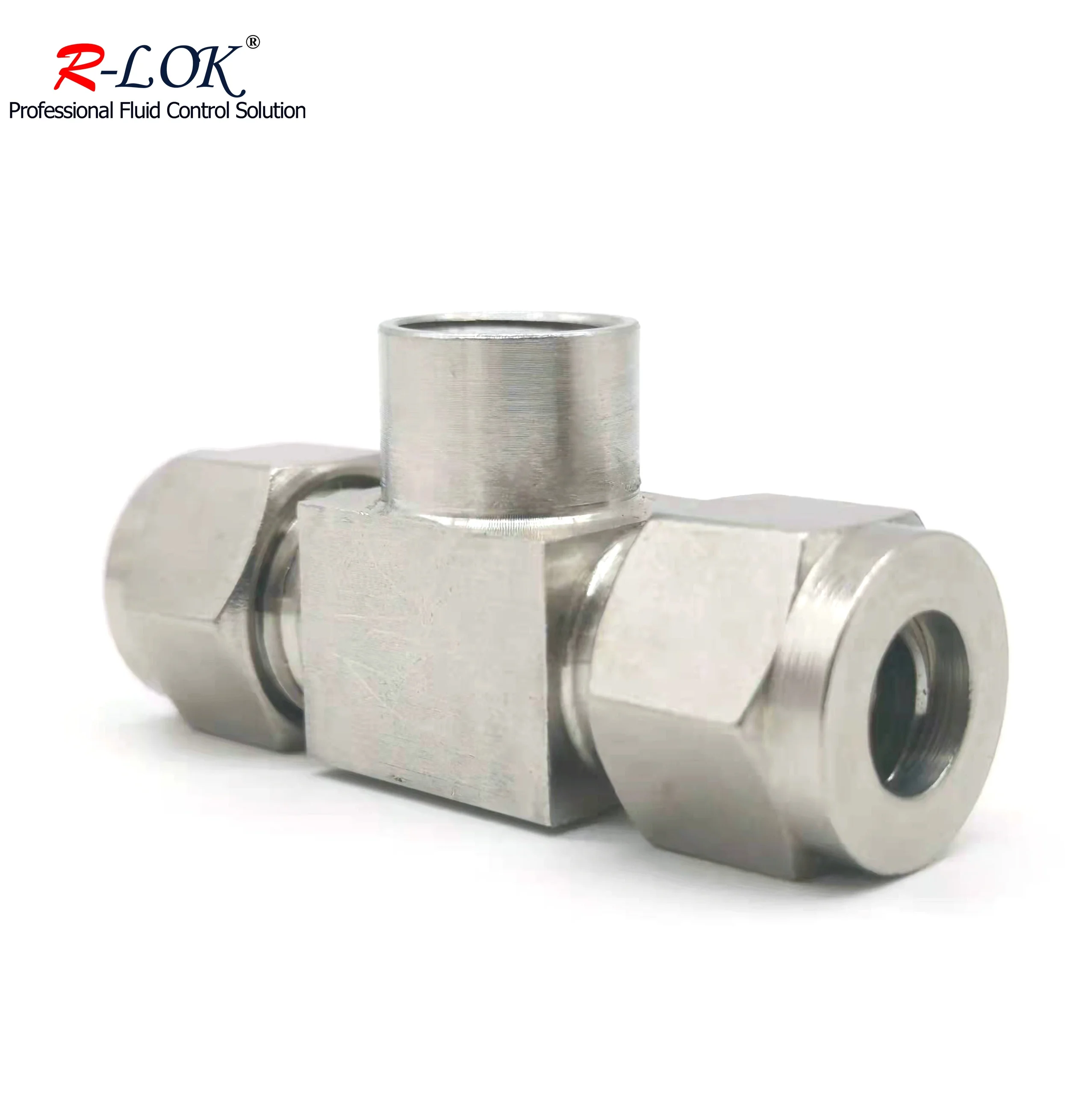 ON SALE Swagelok Tube Fittings Instrumentation Stainless Steel Compression Connector Ss316 Ferrule Female Branch Tee Union