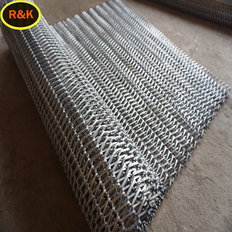 balanced stainless steel chain conveyor belt mesh weave wire mesh belt
