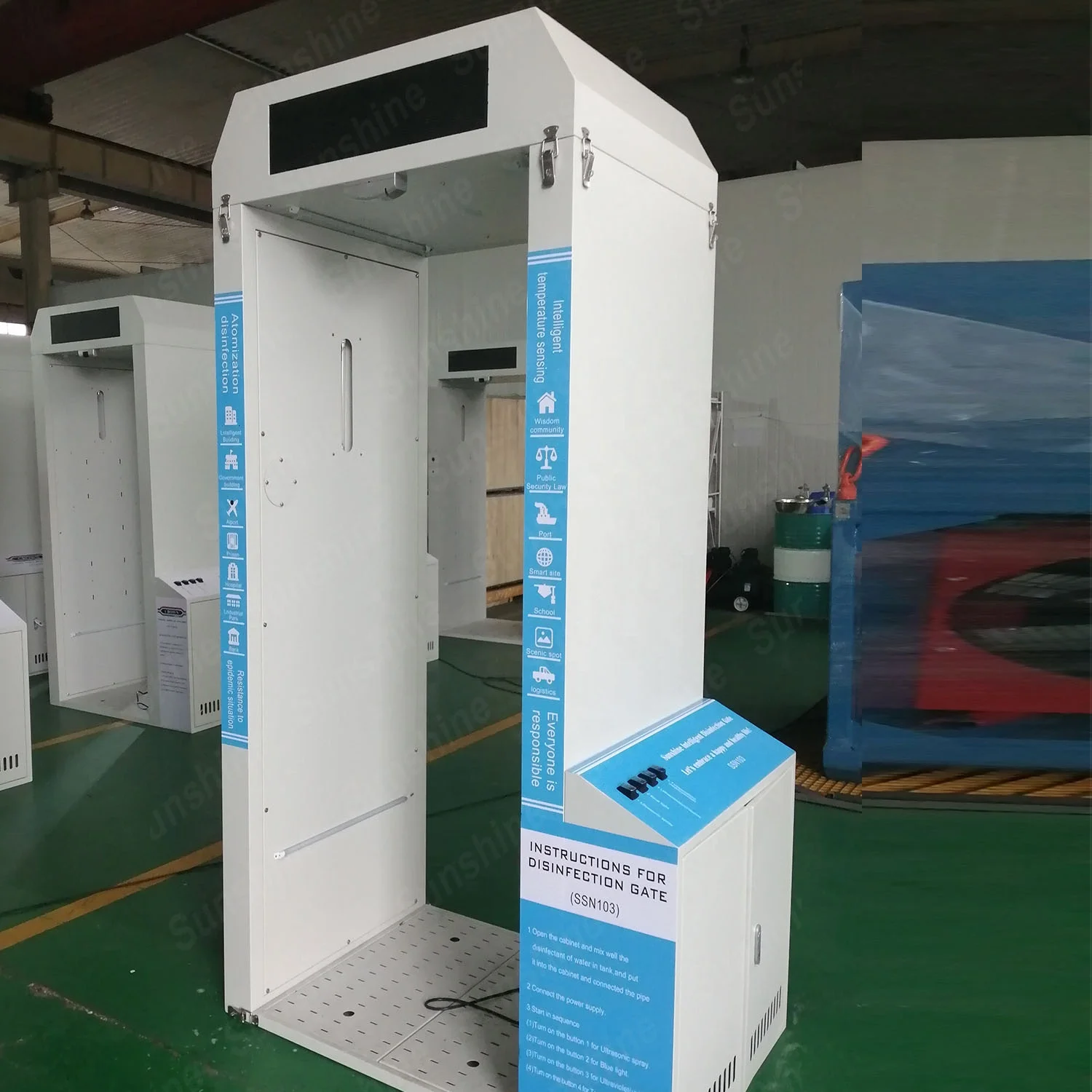 
2021 factory wholesale disinfecting fogger machine Disinfection Channel machine disinfecting medical spray for entrance 