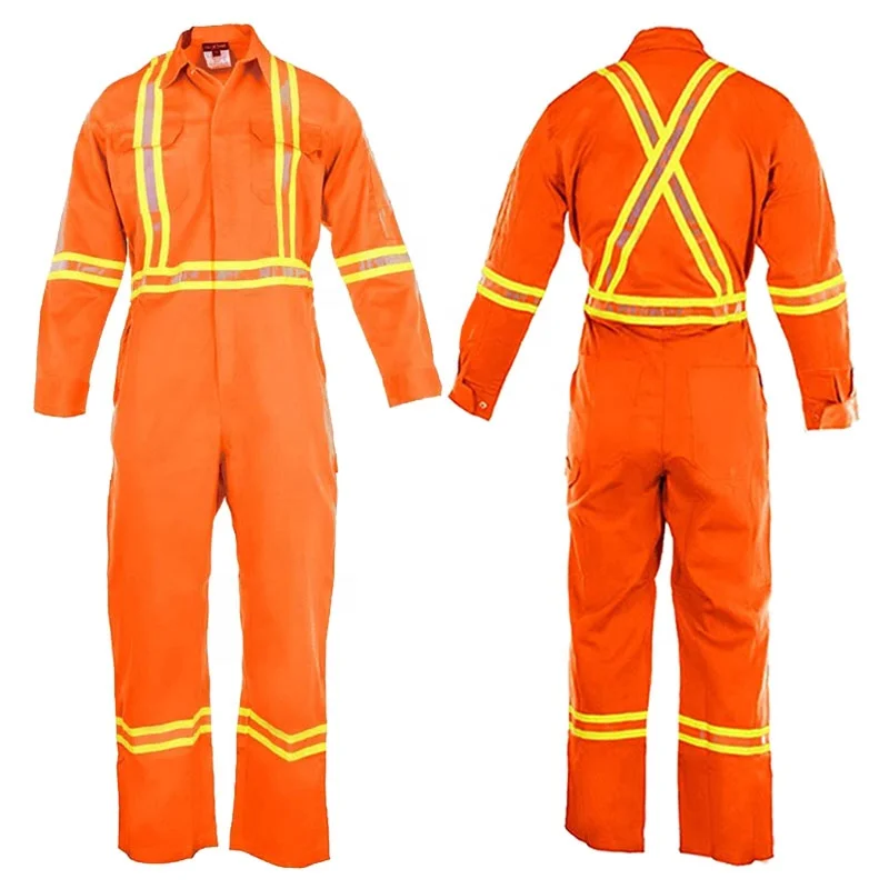 Factory Sales Manufacturer China Flame Resistant Workwear FR Arc Flash 12 Cal Hi Vis Coverall