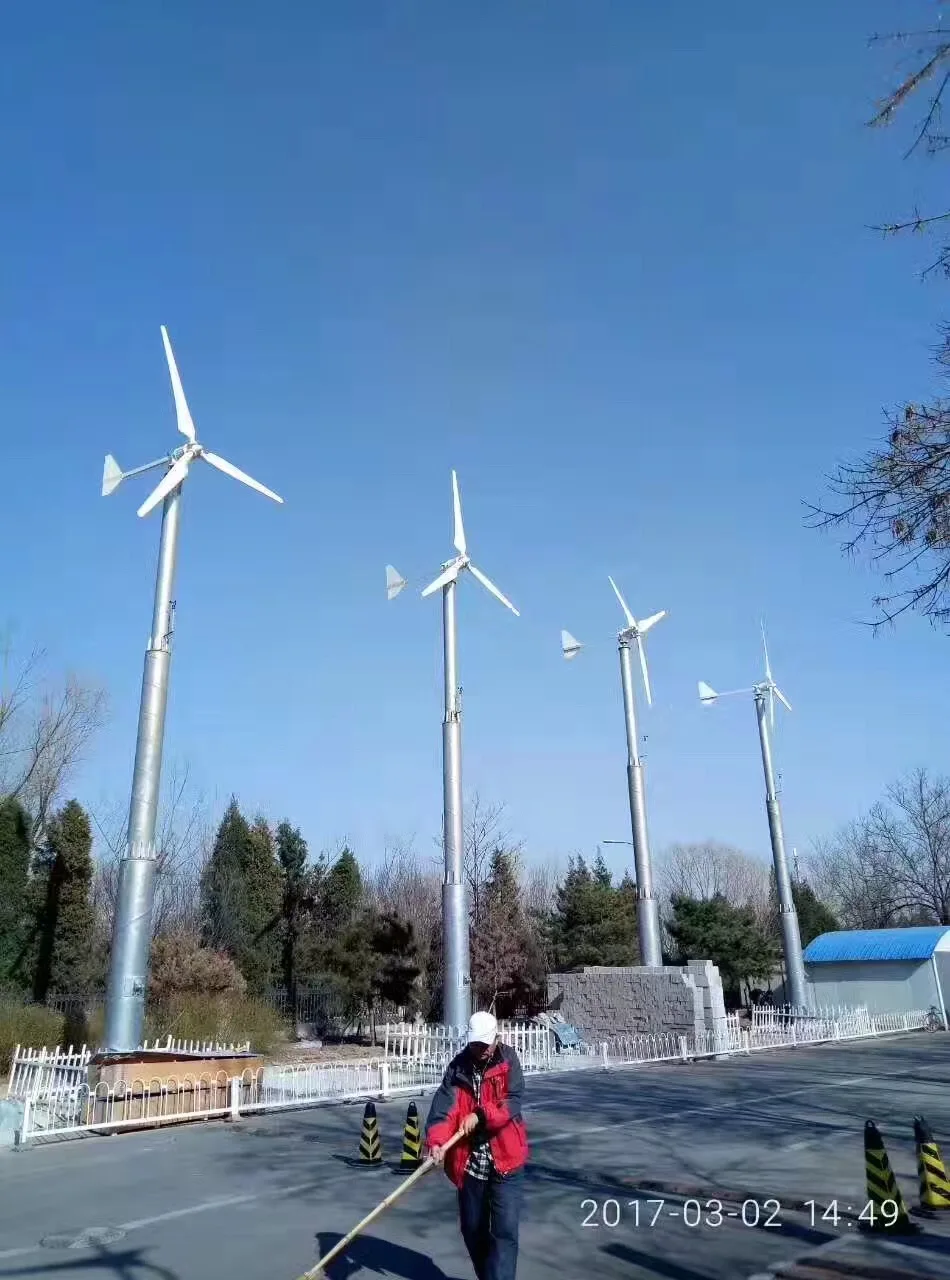 Hot Sale 5kw Wind Turbine Power Wind Residential Horizontal Axis Wind Generator for Farm