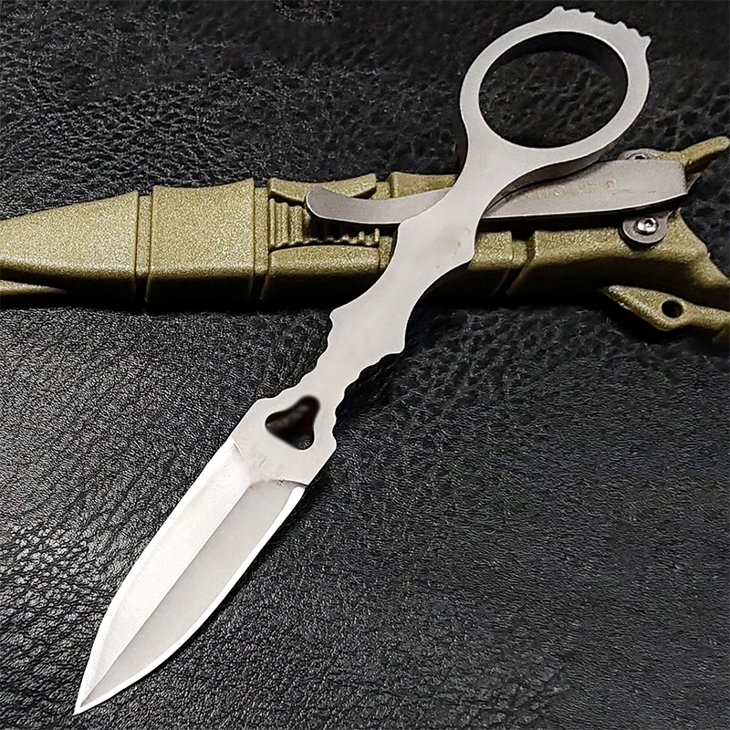 Pocket KnifeOutdoor camping practical fixed straight knife series straight knife wilderness survival straight knife