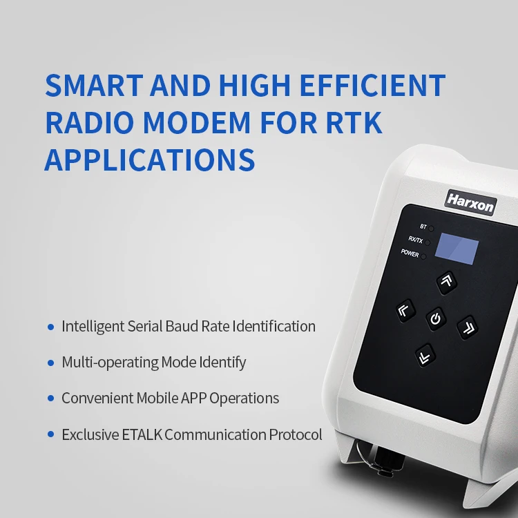 Harxon High Sensitive Radio External GNSS RTK Bluetooth Receiver Transmitter Communication Radios Modem rs232