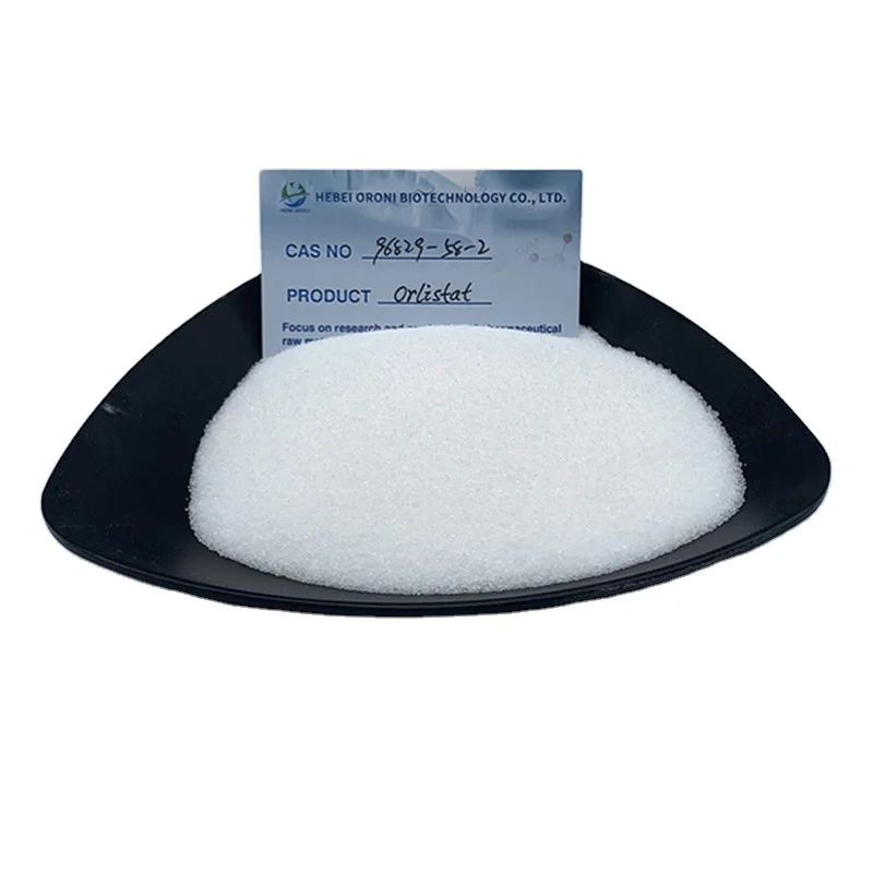 
Professional manufacturer cas 96829-58-2 medicine grade active pharmaceutical ingredient orlistat powder slimming in stock 